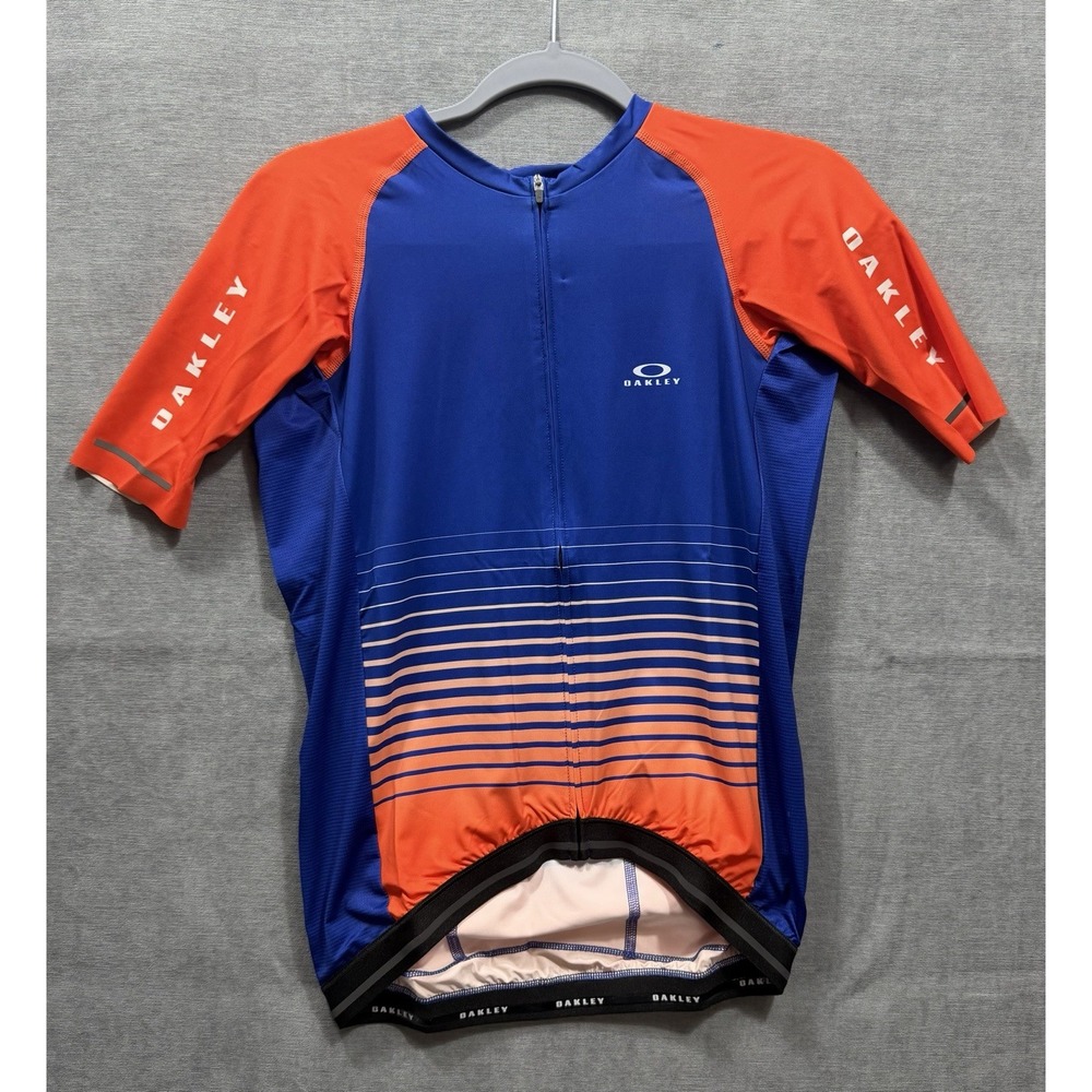 Oakley Sublimated Icon 2.0 Mens Cycling Jersey Short Sleeve Full Zip Small